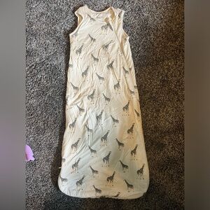 Kyte BABY Cream Sleep Sack with Giraffe Print